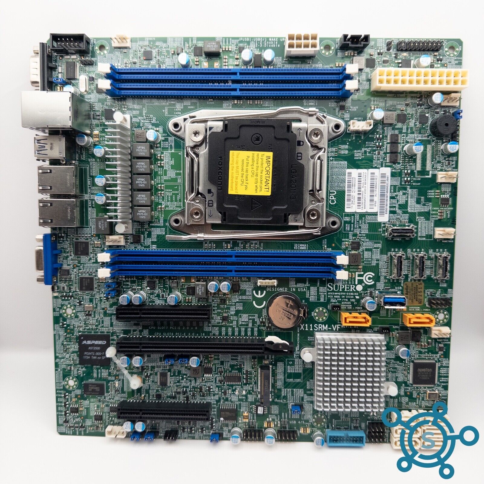Supermicro X11SRM-VF MATX Motherboard Intel LGA 2066 4x OCuLink C422 Chipset
