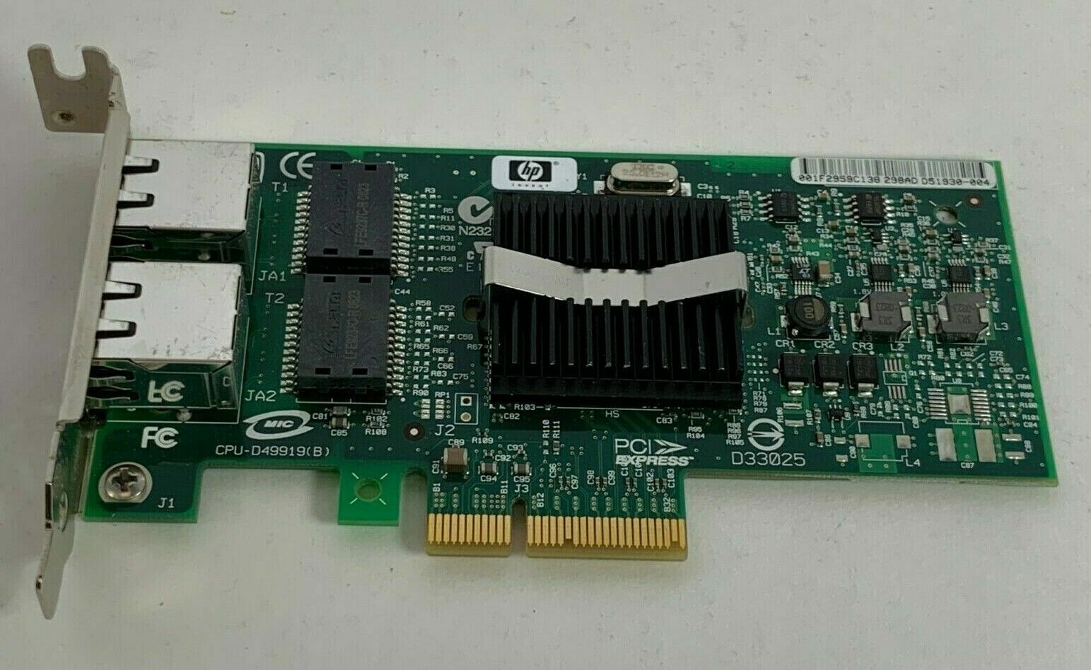 Intel Dual Port Server Adapter Card CPU-D49919 (B)