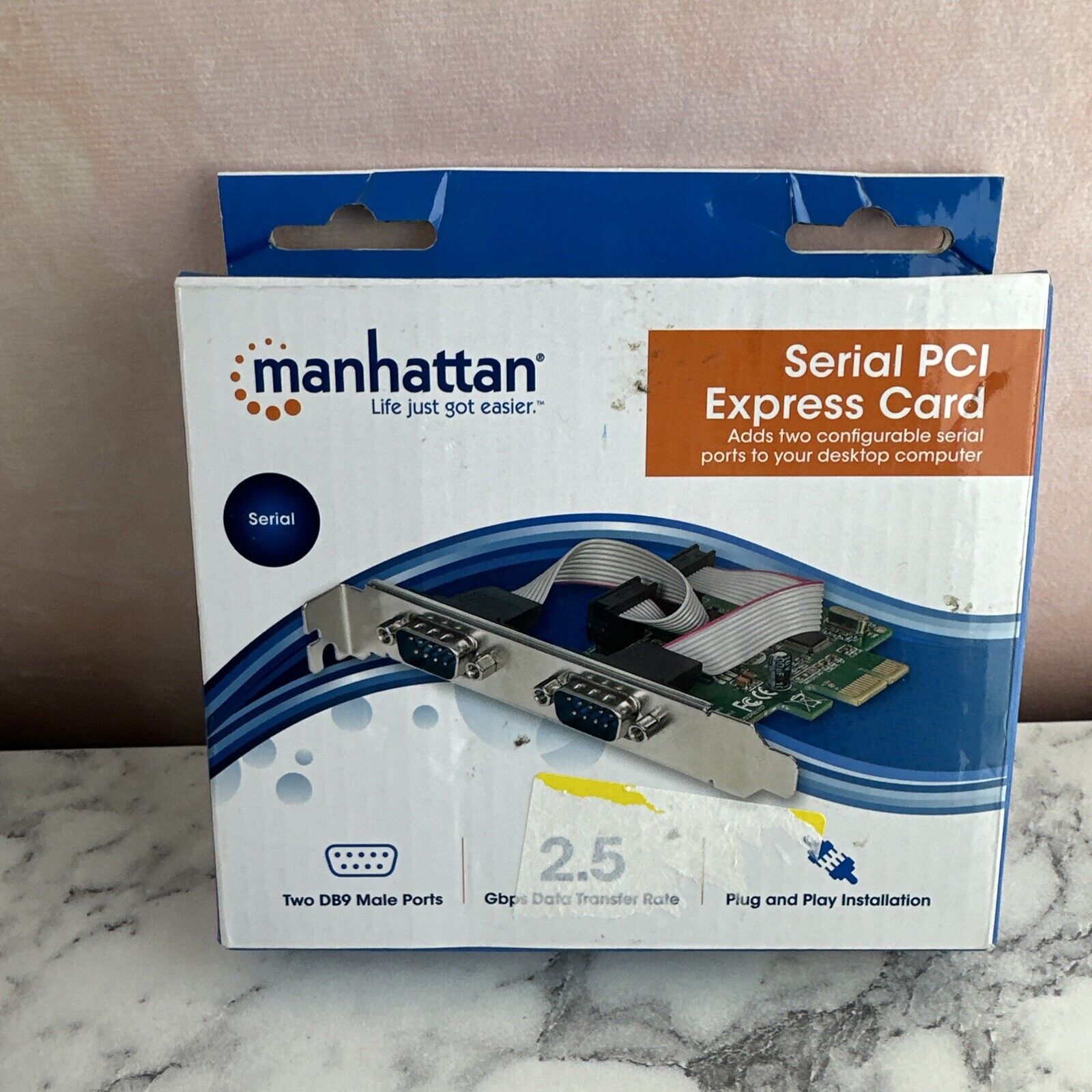 MANHATTAN - STRATEGIC 152082 MANHATTAN SERIAL PCI EXPRESS CARD QUICKLY AND EASIL