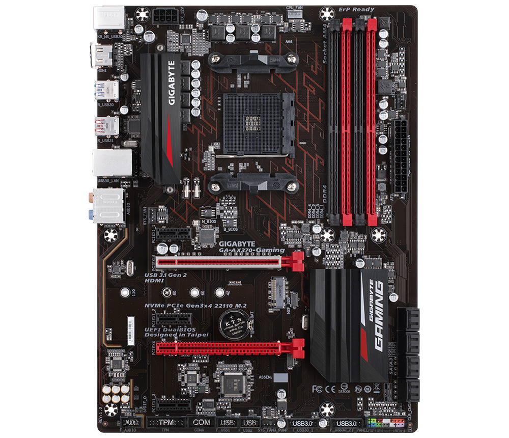 FOR GIGABYTE GA-AX370-Gaming DDR4 64GB AMD X370 Motherboard test