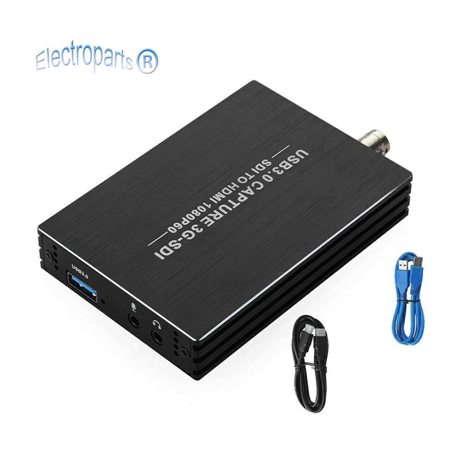 SDI to USB3.0 Video Capture Card 1080P 60FPS Video Record with HDMI Out+Mic In