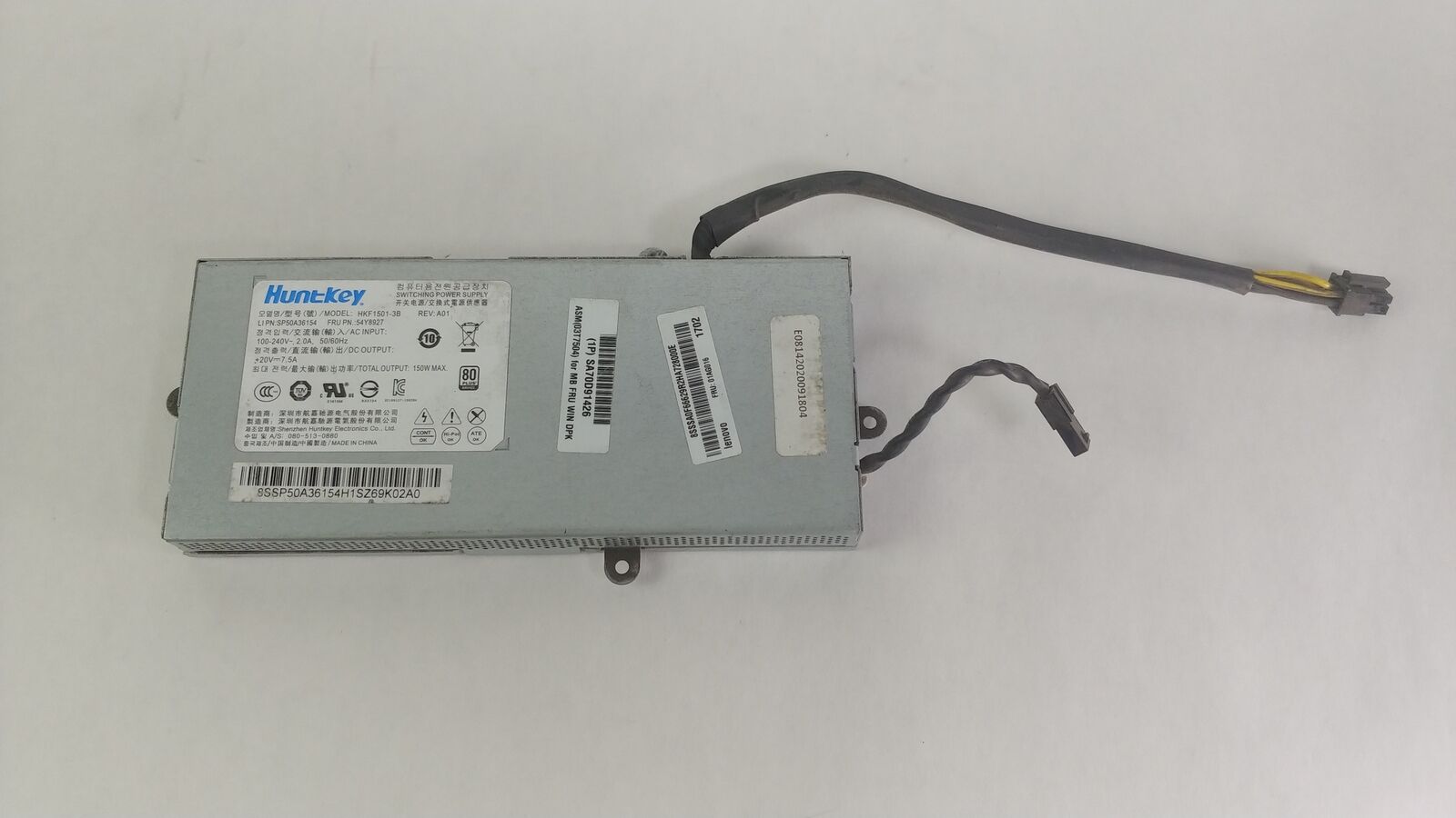 Lenovo ThinkCentre M900z 150W Mini 6 Pin USFF Power Supply 54Y8927