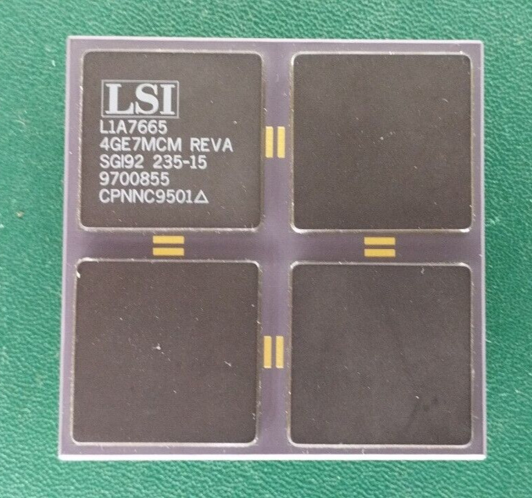 1 PCS LSI Logic L1A7665 4GE7MCM REVA   Geometry Engine vintage chip cpu