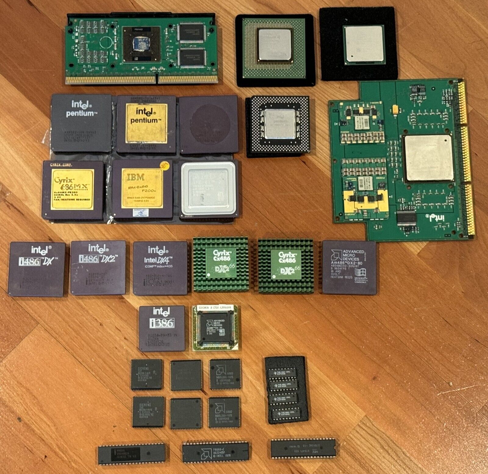 Intel AMD Cyrix Vintage CPU Collection or Gold Recovery