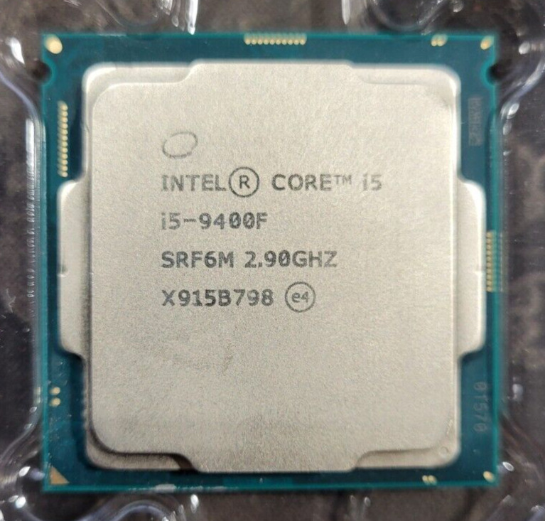 Intel Core i5-9400F 2.90GHz 9MB Six-Core LGA 1151/Socket H4 CPU SRF6M -TESTED