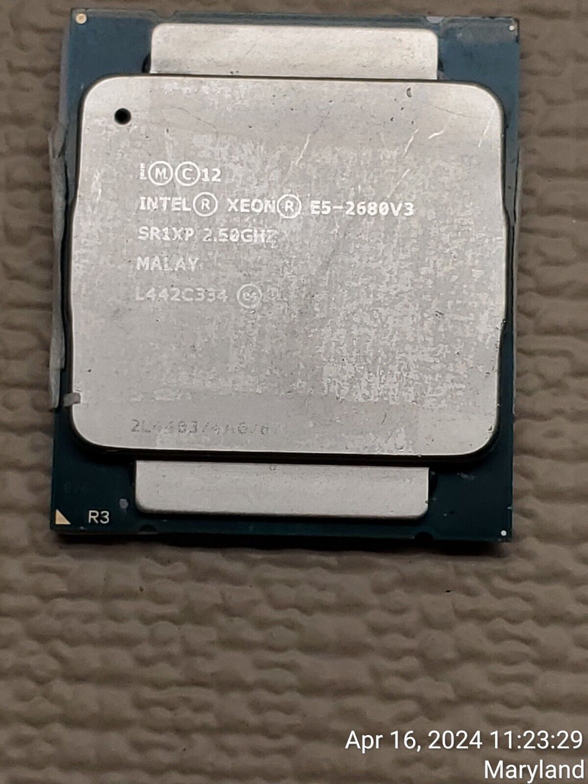 Lot of 10 Intel Xeon E5-2680 V3 SR1XP 12 Core 2.50GHz LGA 2011-3 CPU Processor