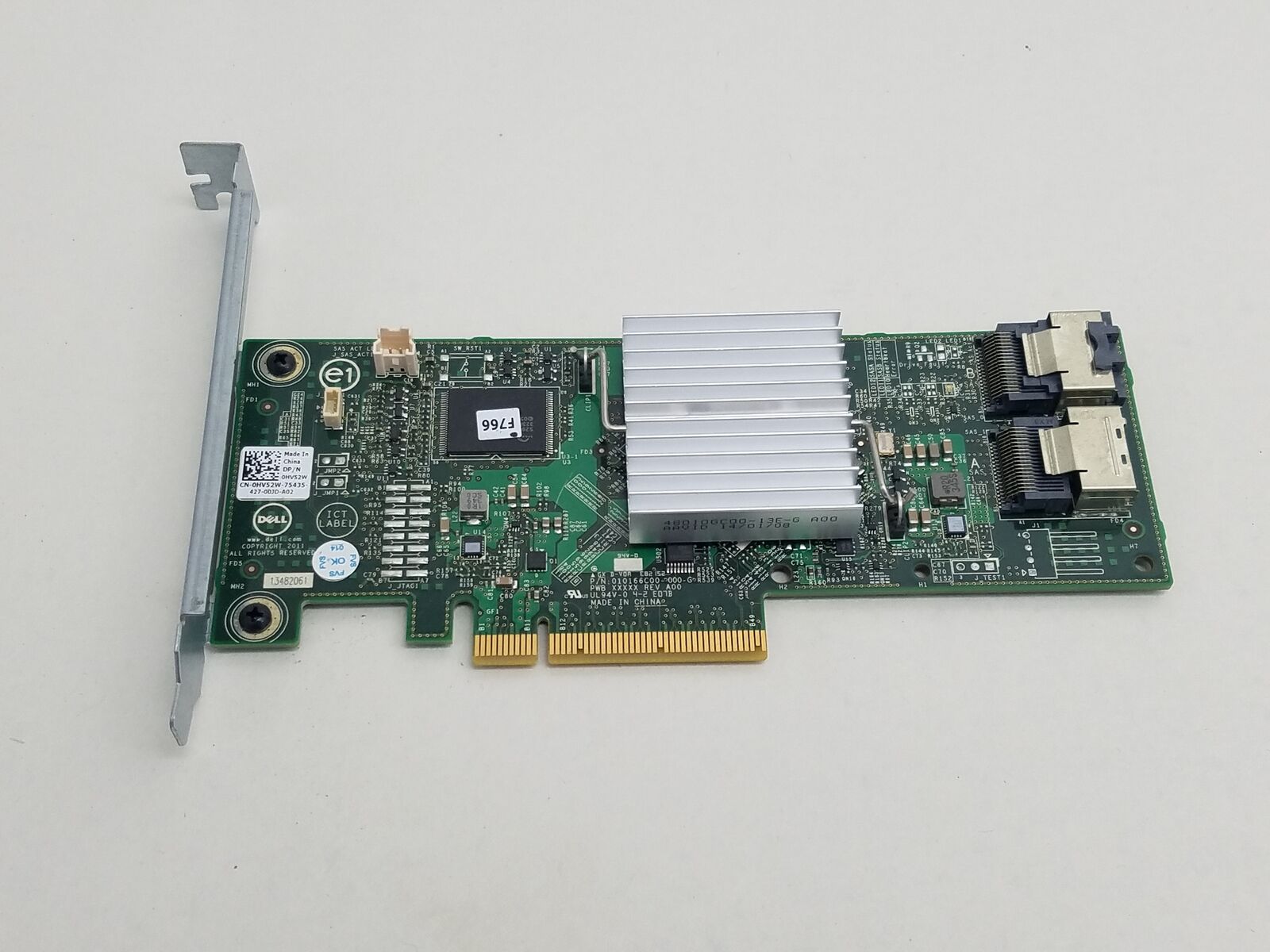 Dell HV52W PERC H310 PCI Express 2.0 x8 SAS / SATA RAID Card