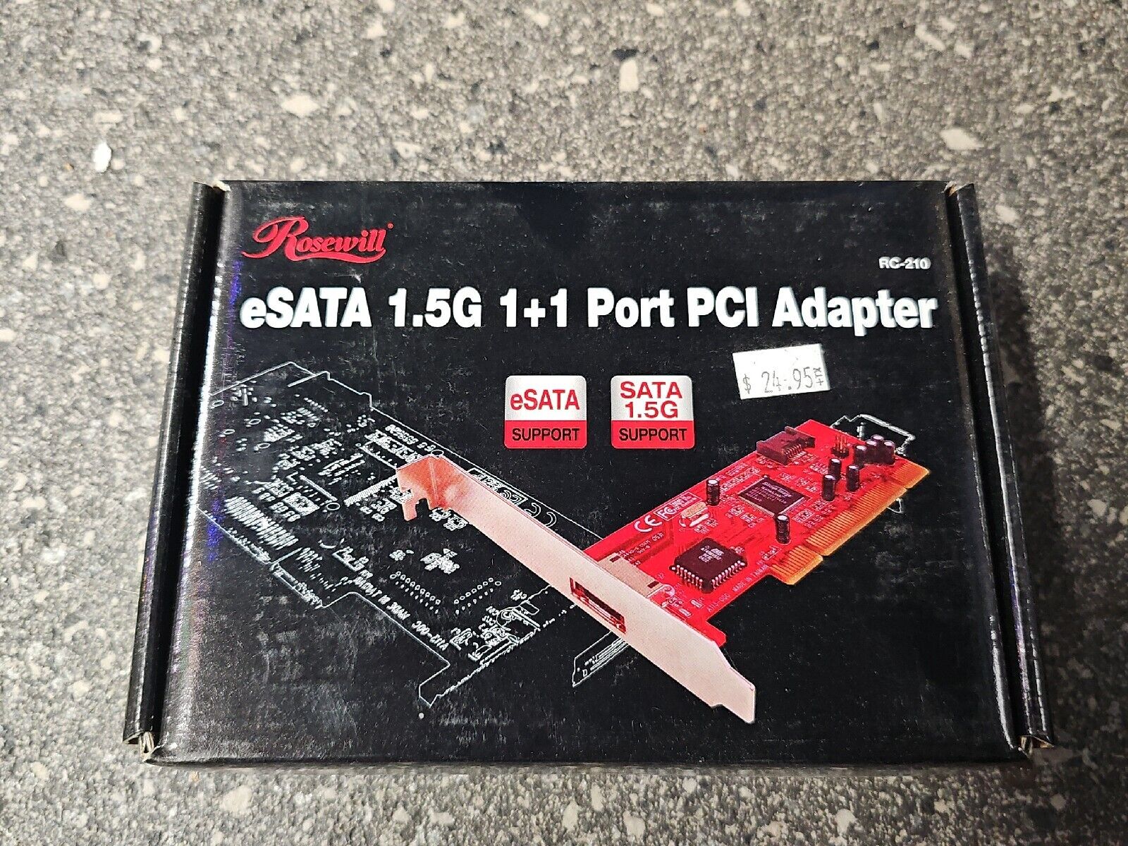 Rosewill RC-210  1 port SATA EsatabPCI Express Host Controller Card