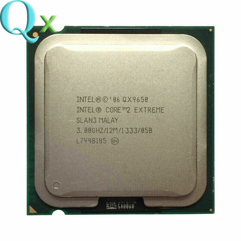 Intel Core 2 Extreme QX9650 LGA775 CPU Processor 3GHz Quad-Core 4T 130W qx9650