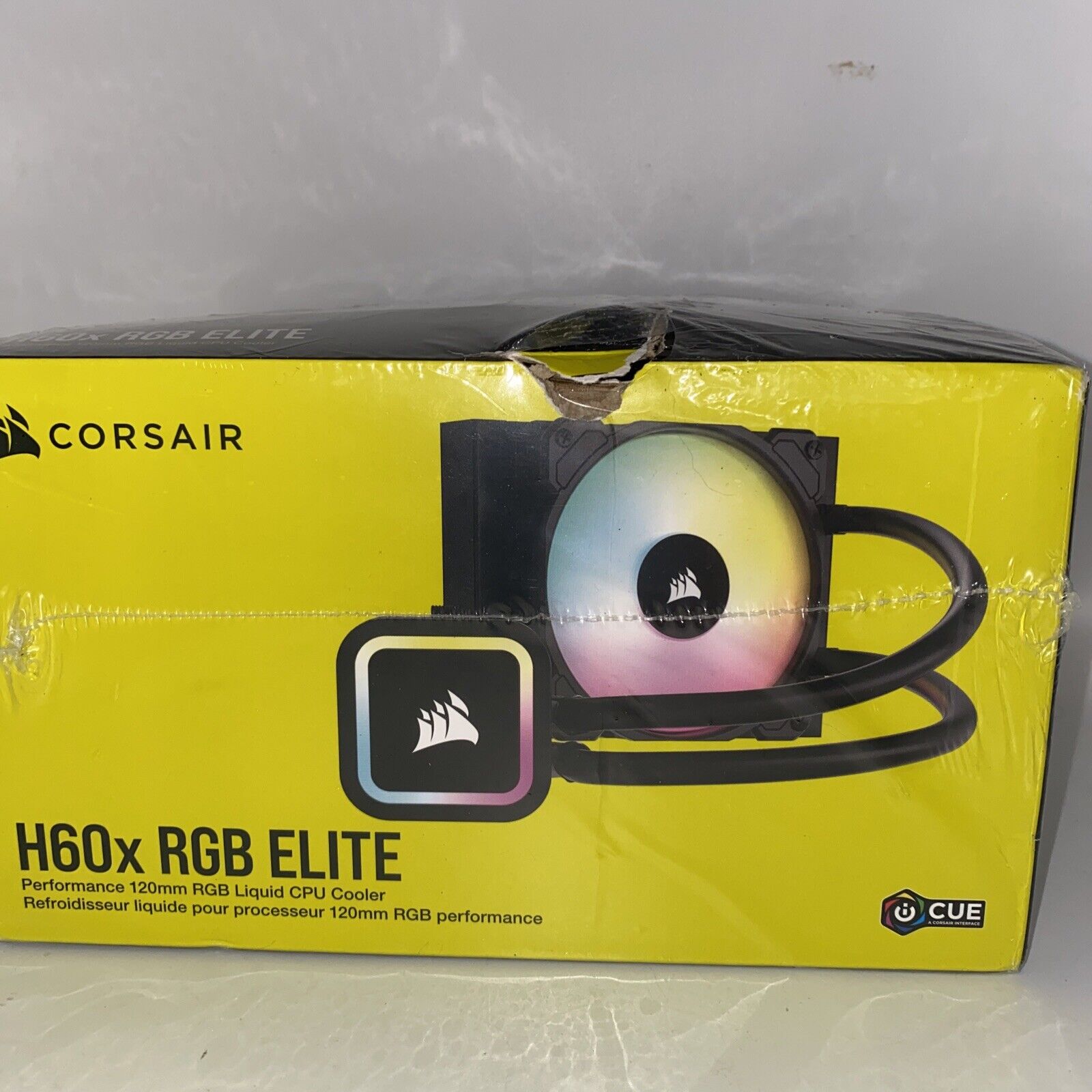Corsair H60x RGB Elite Liquid CPU Cooler 120mm AIO - Black