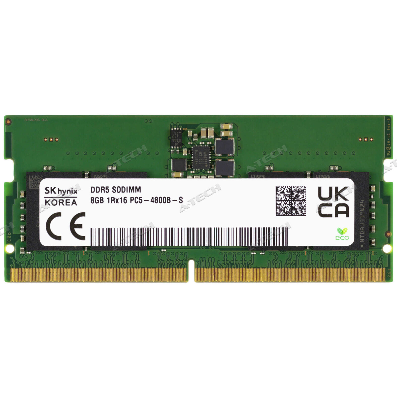 Hynix 8GB 1Rx16 PC5-4800 SODIMM DDR5-38400 262-Pin Non-ECC Laptop Memory RAM 1x