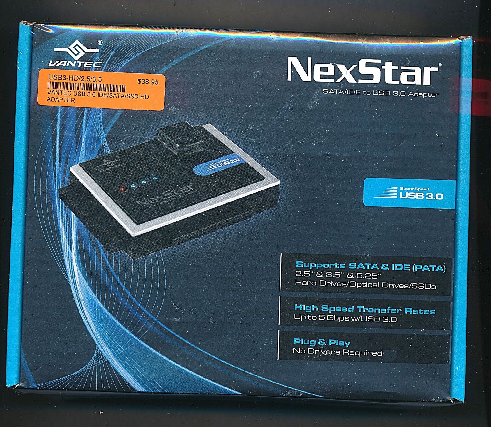 Nexstar SATA/IDE AdapterUSB 3.0 CB-1SATAU3-NEW
