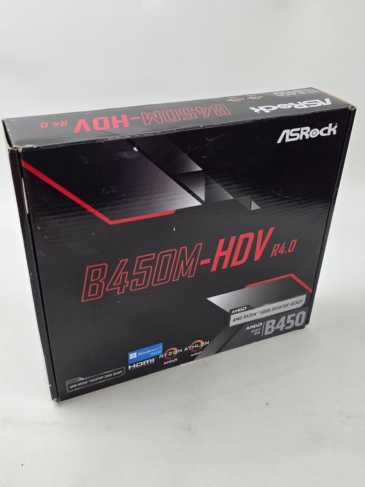 Asrock AMD B450M-HDV R4.0 Micro ATX DDR4 Motherboard