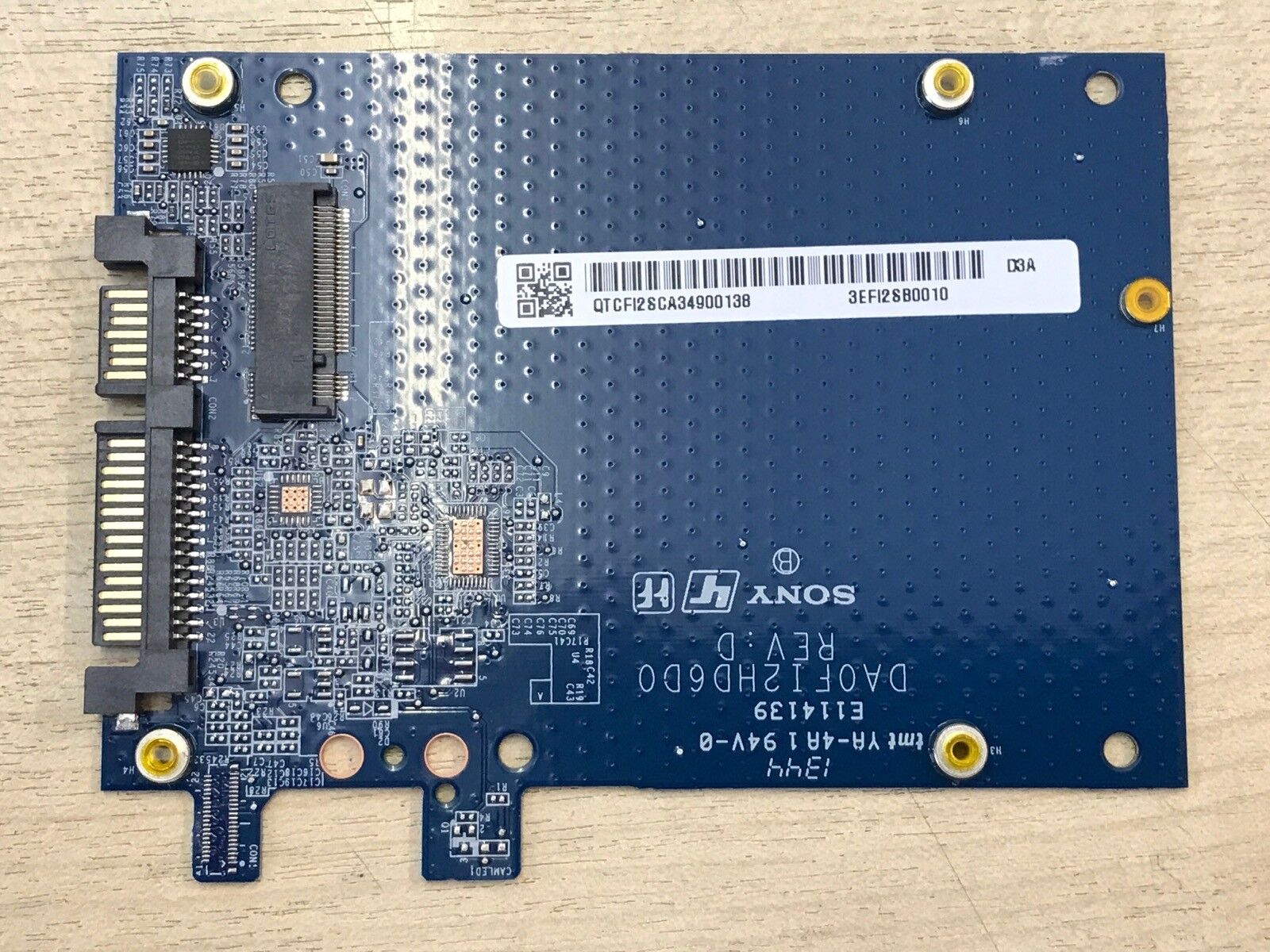 New Sony Vaio SVF14 SVF14N SSD HDD SATA Adapter Connector Board DA0FI2HD6D0