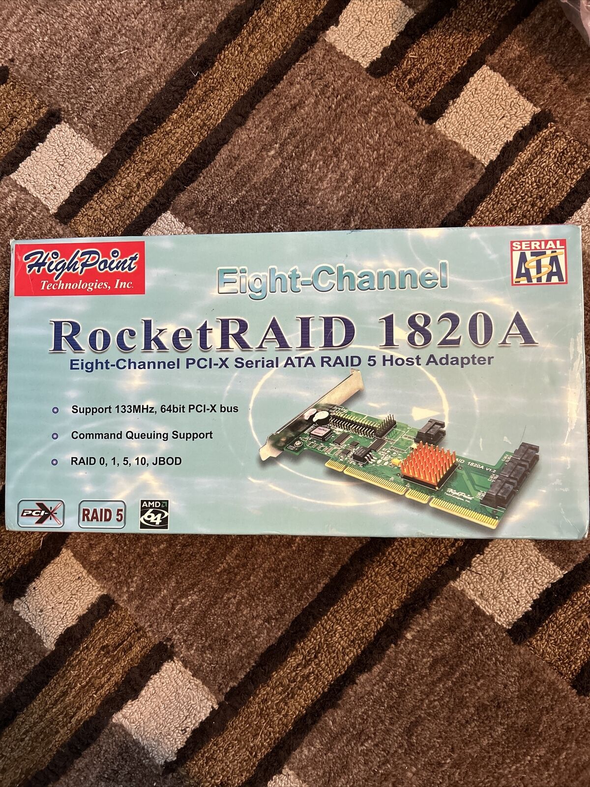 ROCKETRAID HIGH POINT 1820ALF 1820A V1.2 SATA RAID CONTROLLER CARD