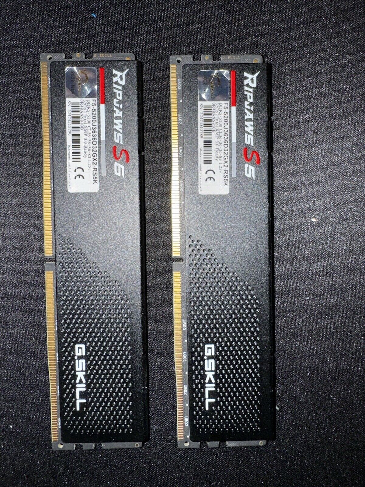 G.skill Ripjaws S5 DDR5 5200 2x 32gb Sticks