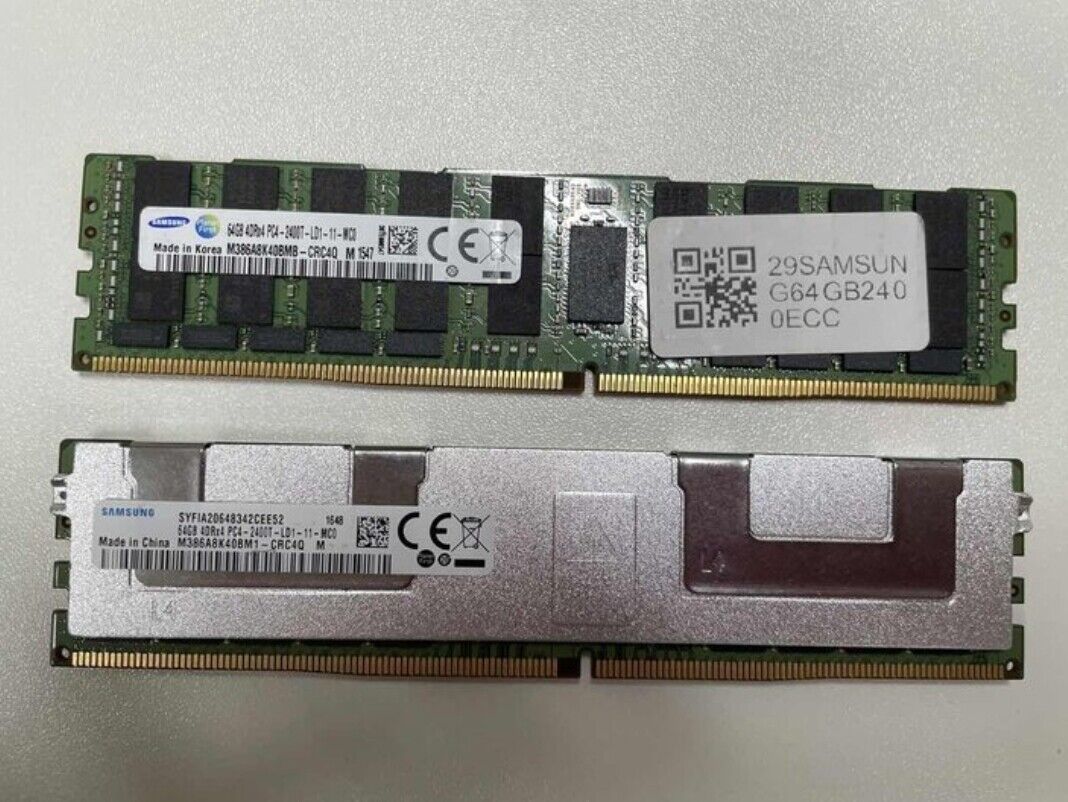 Samsung 64GB DDR4 Arbeitsspeicher RAM 2400MHz ECC DIMM Server Memory PC4-19200