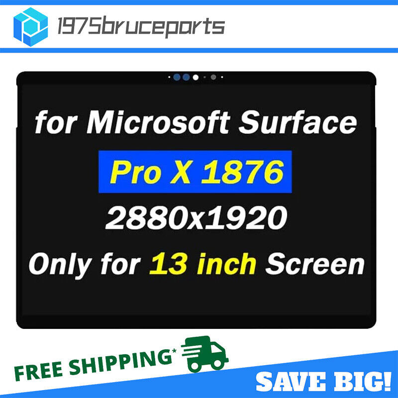 For Microsoft Surface Pro X 1876 13