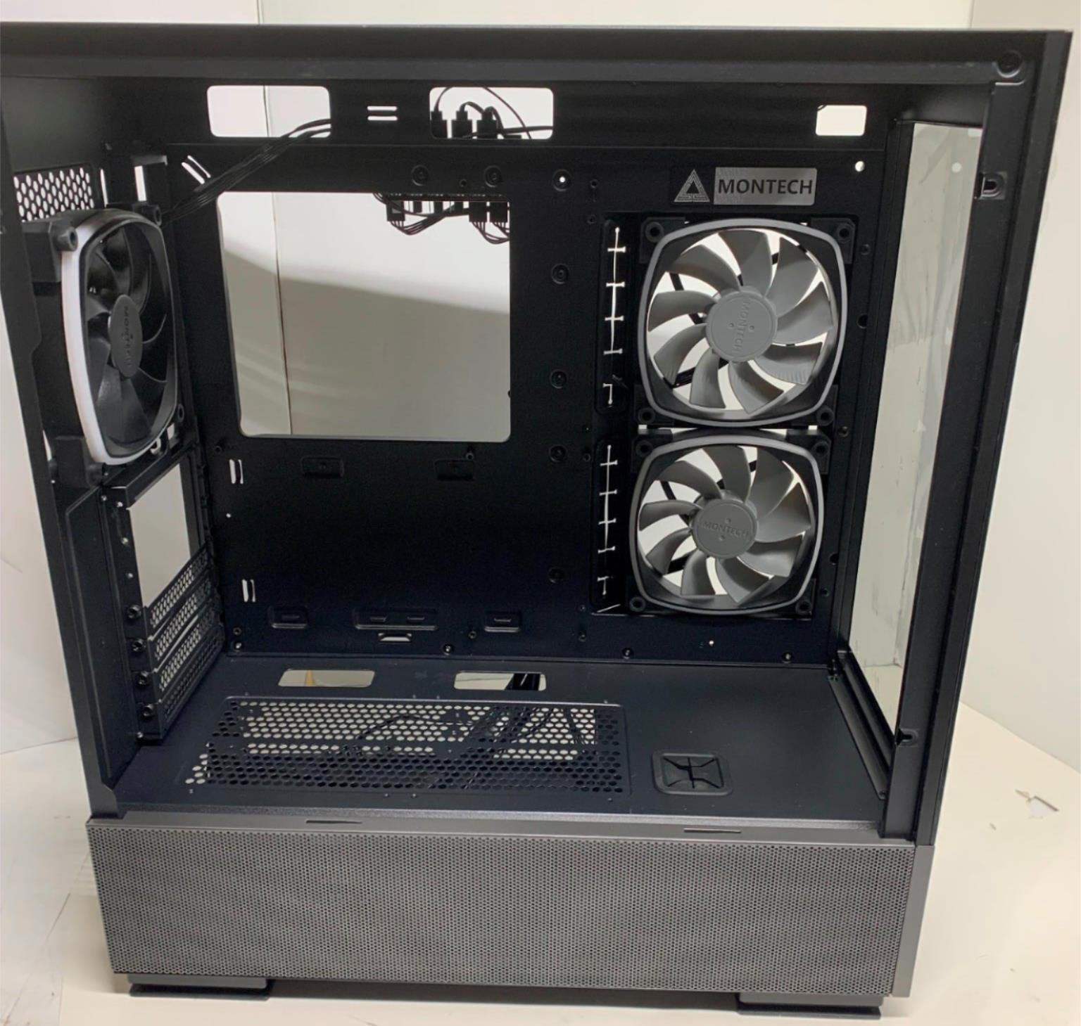 Montech Sky Two, Dual Tempered Glass, 3X PWM ARGB Fans Pre-Installed, ATX Gaming
