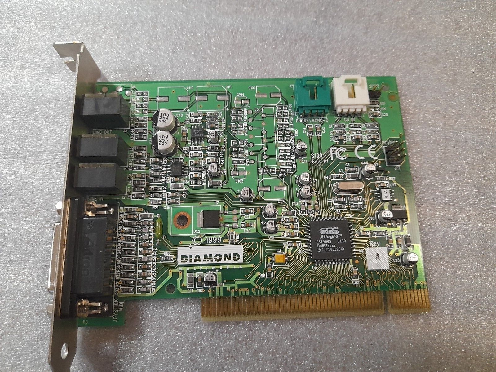 Diamond Multimedia ESS Allegro ES1989S PCI Sound Card