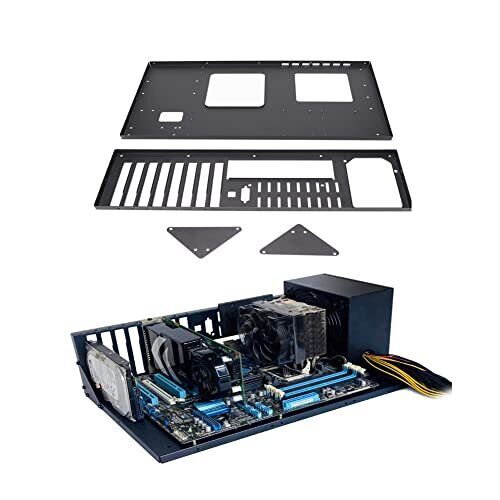 MK 01 DIY Gaming Computer Case ATX Open Chassis Case Rack for ATX/M-ATX/ITX M...