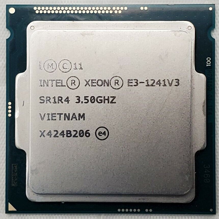Intel Xeon E3-1241 V3 SR1R4 4-Core 3.5GHz LGA1150 Desktop Processor CPU