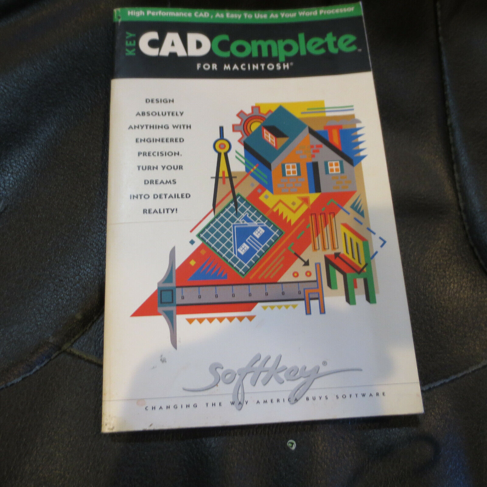 Vintage Apple Macintosh \'CAD Complete for Macintosh\' manual by Softkey