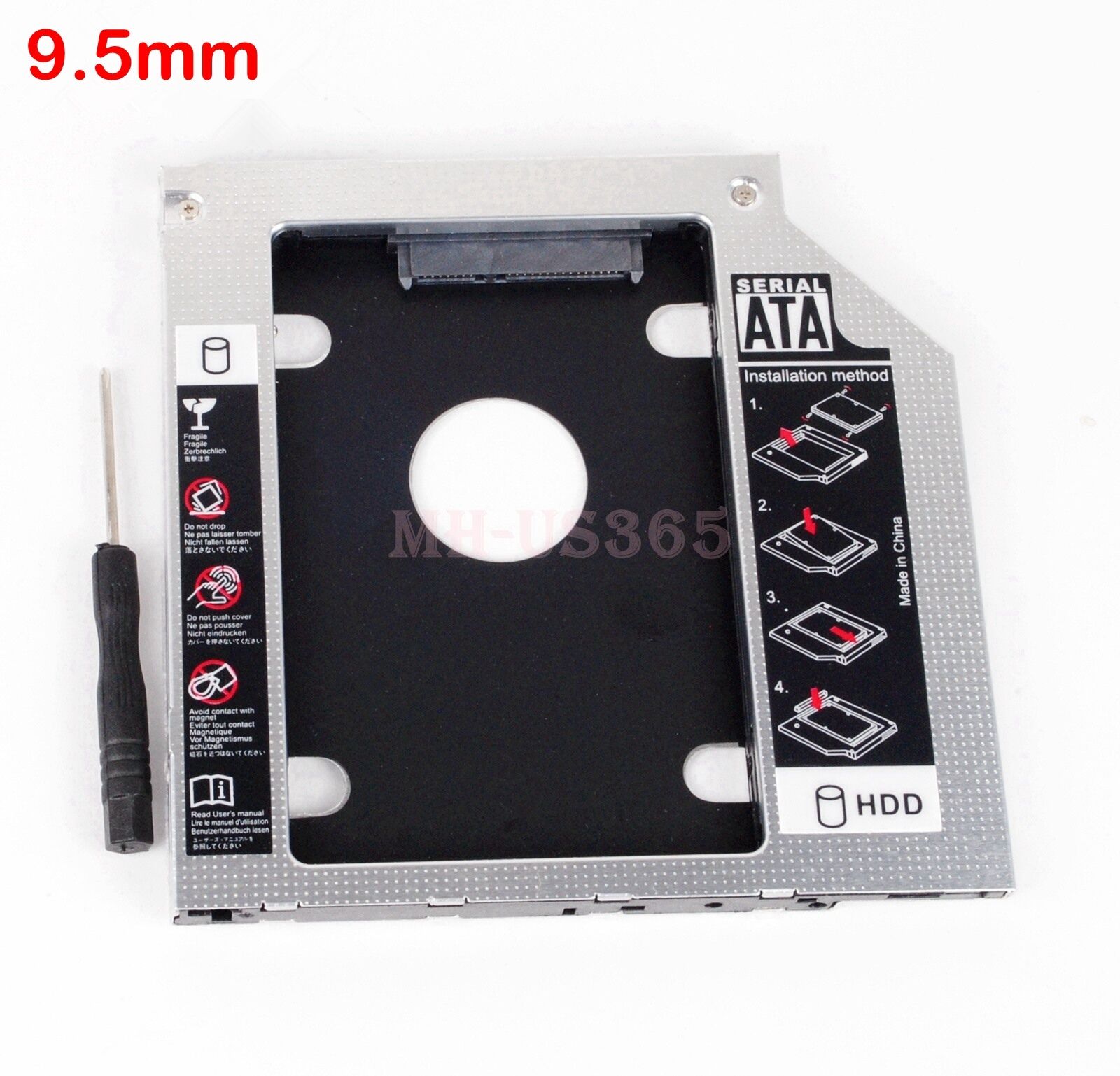 2nd Hard Drive HDD SSD SATA Caddy for Toshiba Satellite P50 P50-A P50-B P50-C