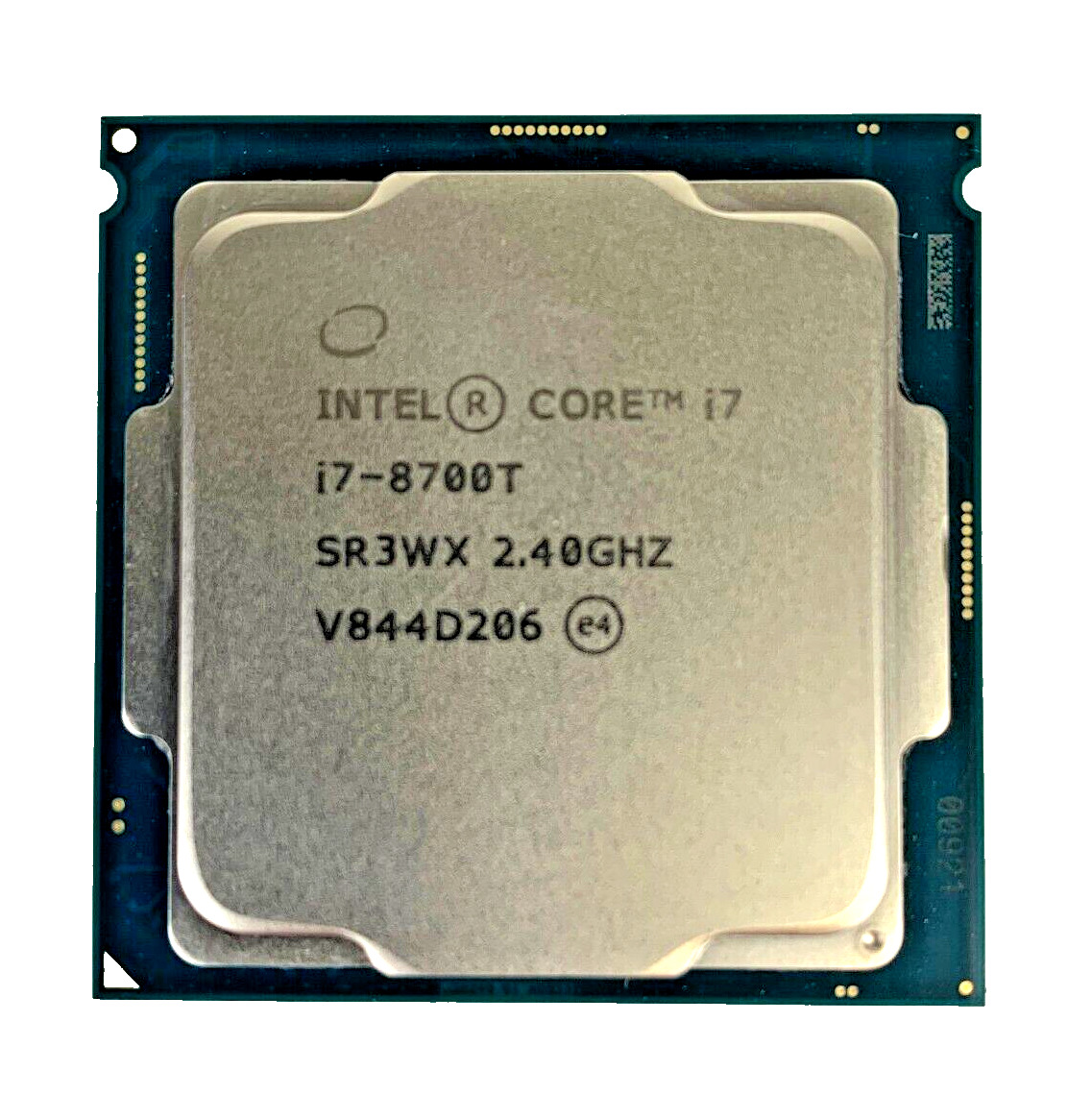 (Lot of 2) Intel Core i7-8700T 2.40GHz 6 Core LGA 1151 12MB 8 GT/s SR3WX CPUs