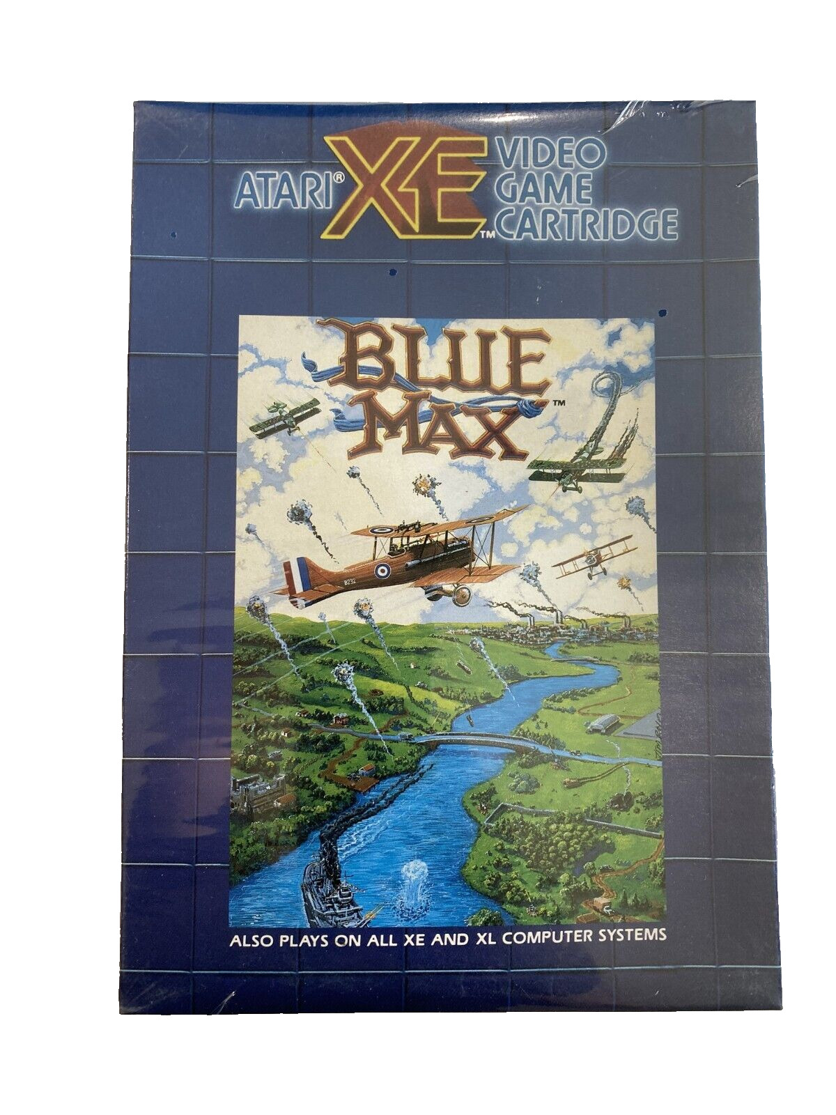 Blue Max XE Cart Cartridge Atari XL/XE RX8081 New/Sealed