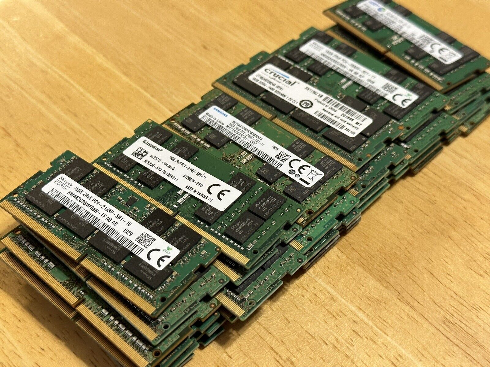 [LOT OF 30] Major Brands 16GB DDR4 SODIMM Laptop | Desktop-Mini’s Memory