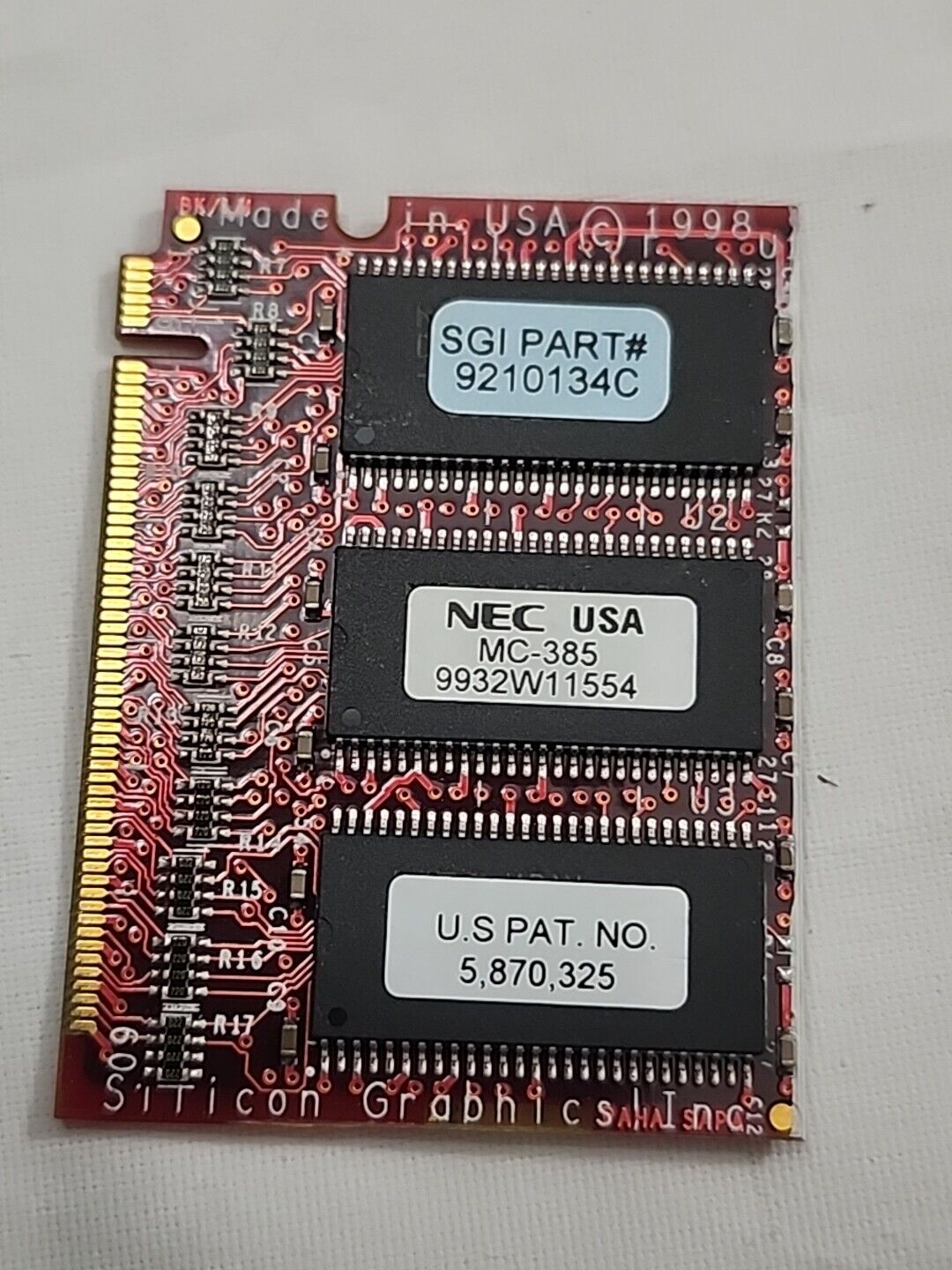 48MB SDR PC100 SDRAM 120PIN SODIMM Silicon Graphics SGI 9210134C *Untested*