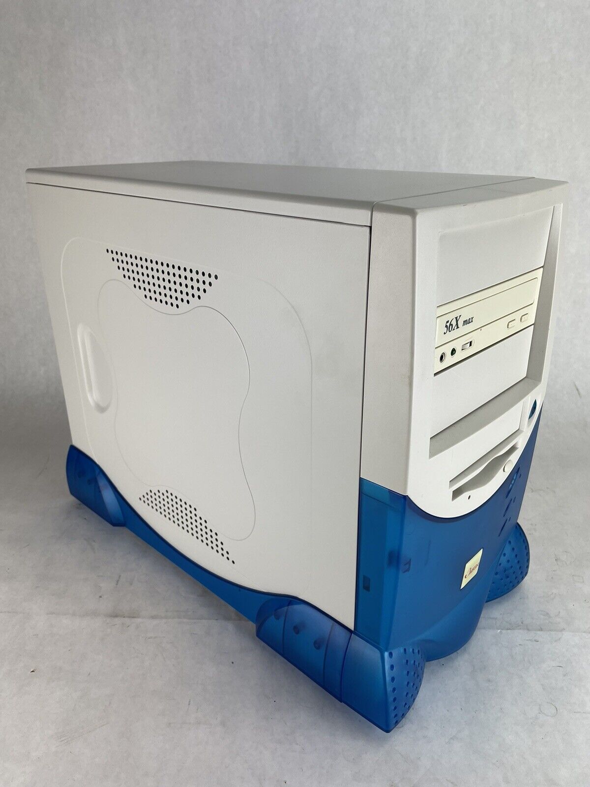 Rare A-Top Translucent X2 588 Blue Mid Tower Case w/MaxUs 230W Power Supply ATX