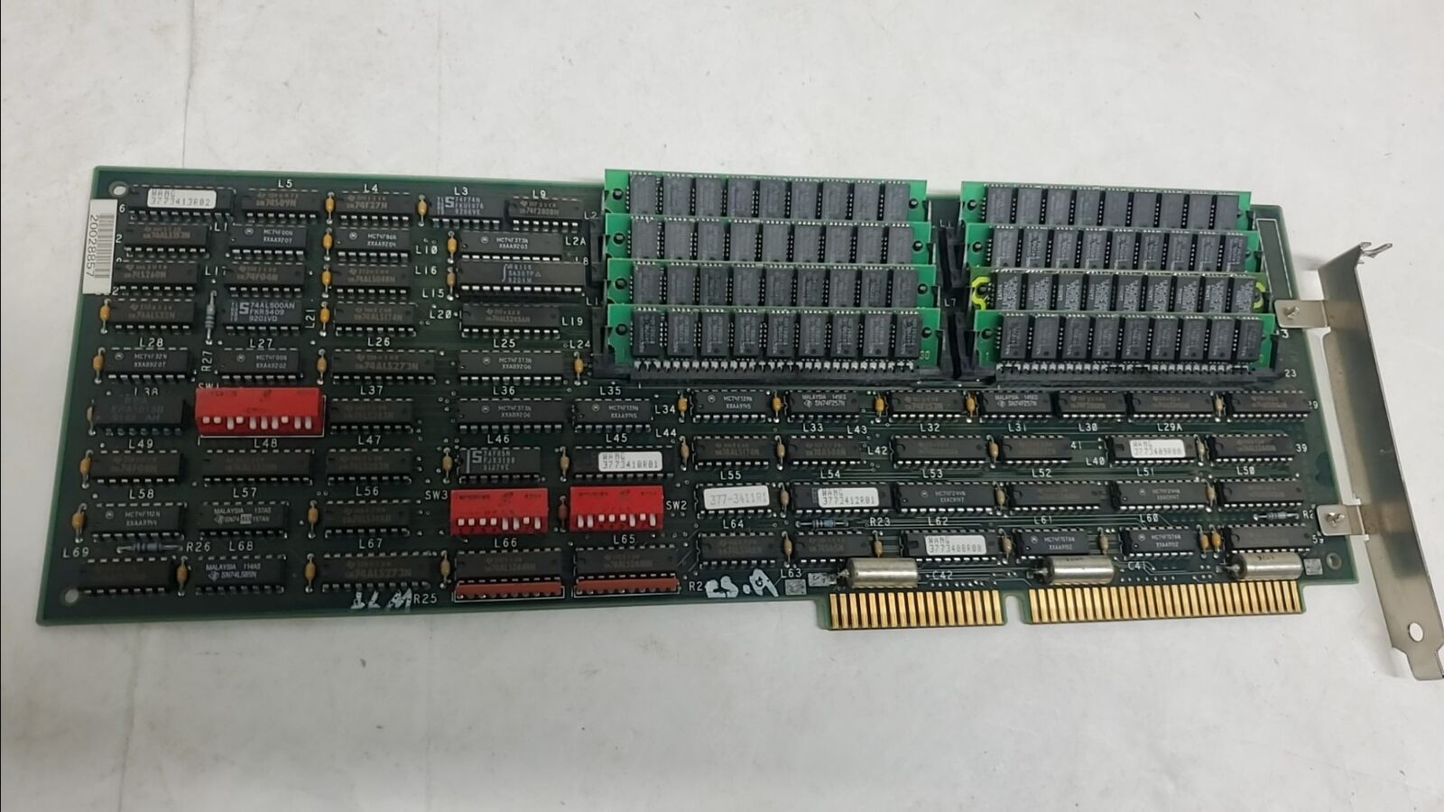 9453-4 20028857 WANG 16BIT ISA RAM EXPANSION BOARD (FULLY POPULATED) PULLED FROM