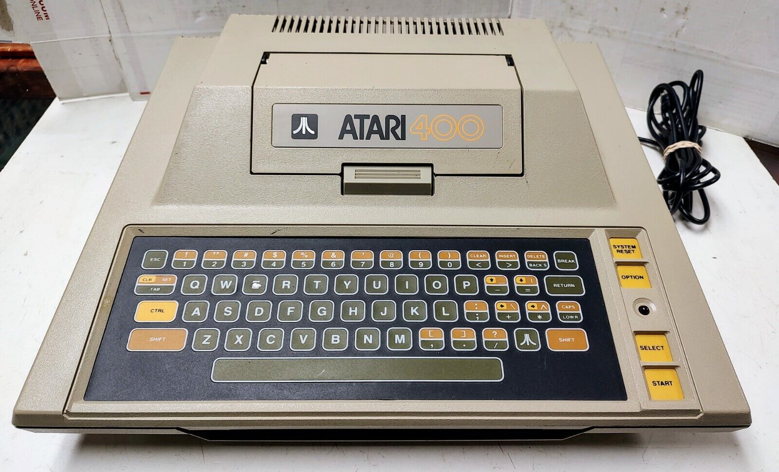 Vintage Atari 400 Computer System w/ Atari 410 Program Recorder