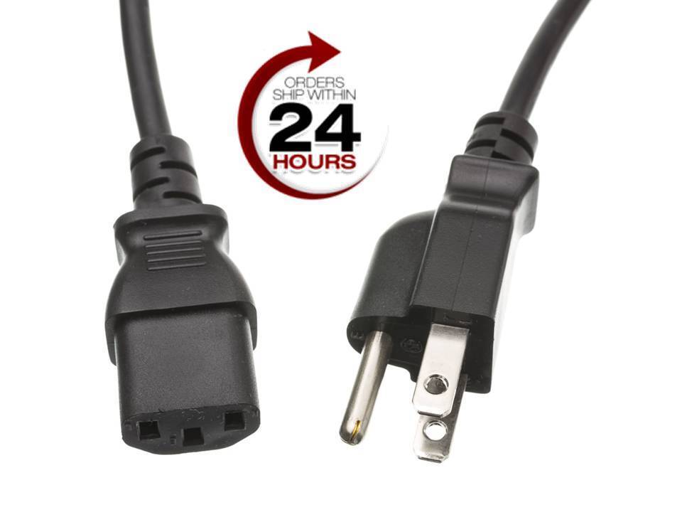 AC Power Cord/Cable PC Printer for 1st gen PS3 3 Prong NEW 