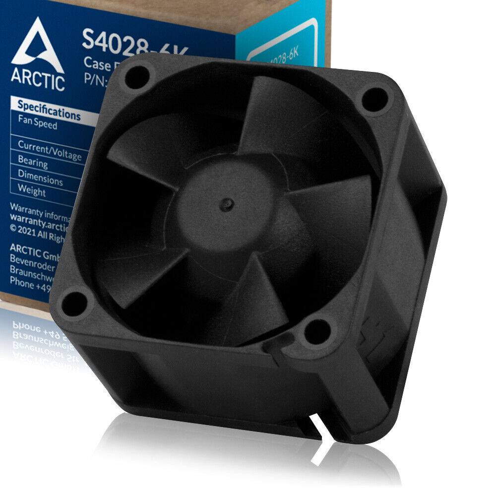 ARCTIC S4028-6K 40x40x28 mm Server Fan 250-6000 RPM PWM regulated Cooler Small