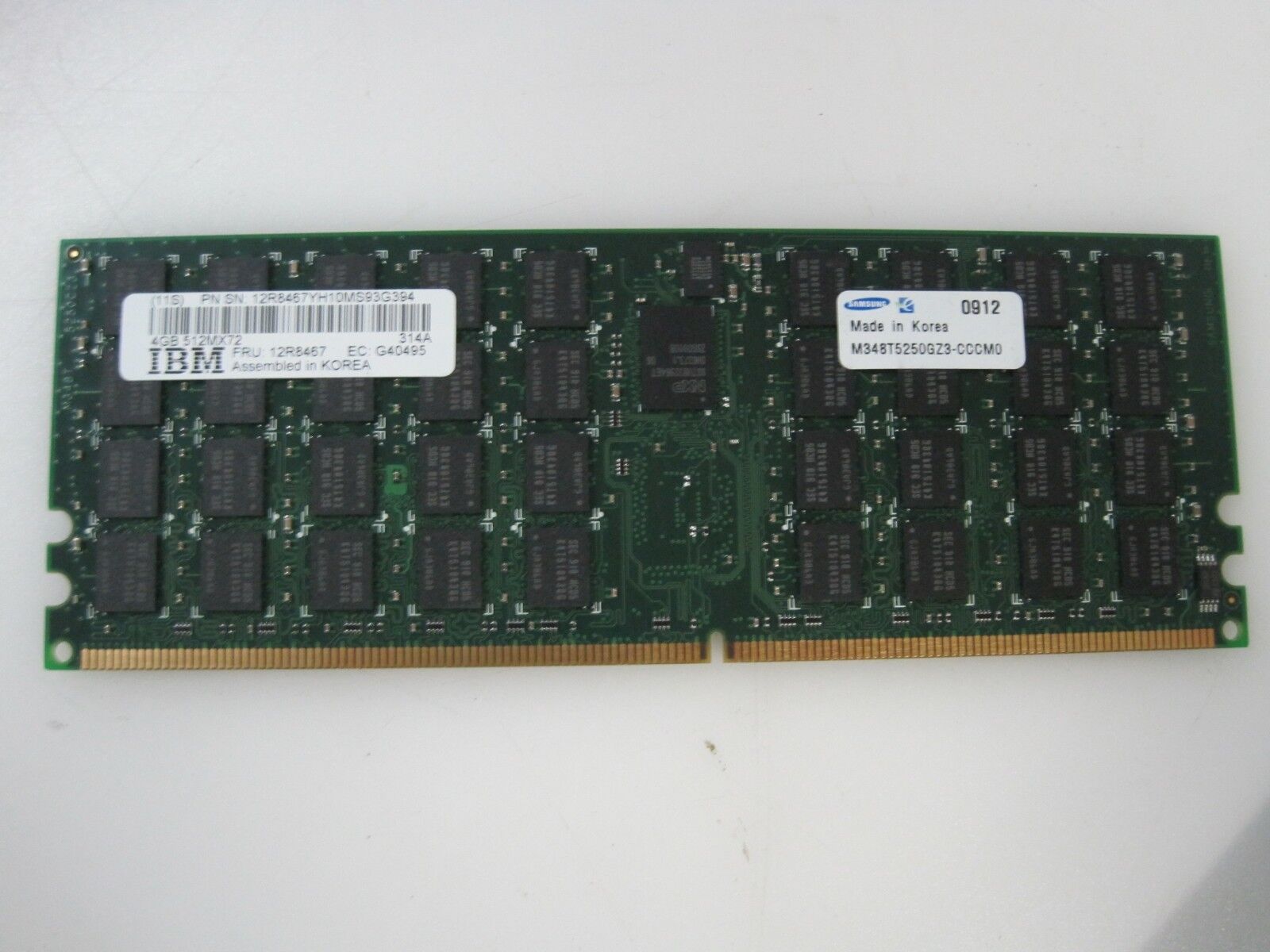 IBM 16GB (4x4GB) DDR2 SDRAM Dimm Memory Module 12R8467