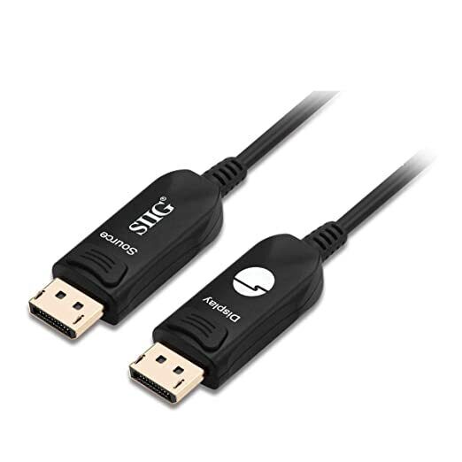 SIIG DisplayPort to DisplayPort Cable 4K 1.2 AOC Cable - 197 ft (CB-DP2511-S1)