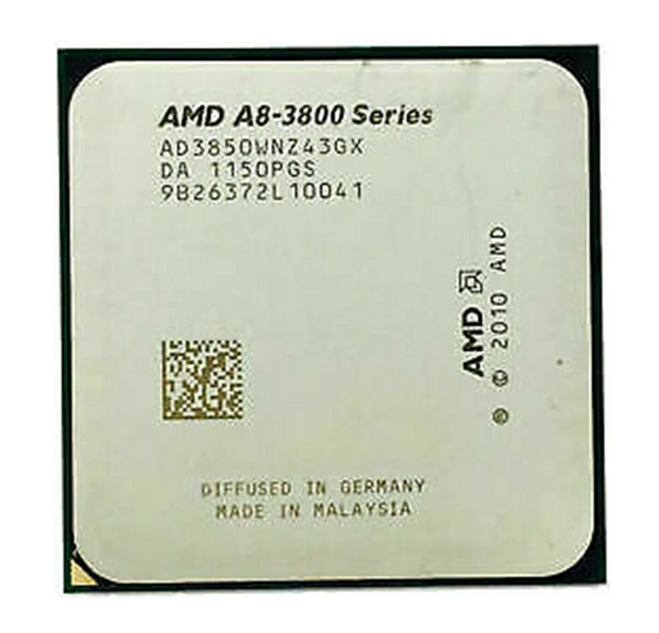 AMD A8-Series A8-3850 CPU Quad-Core 2.9GHz 4M Socket FM1 AD3850WNZ43GX Processor
