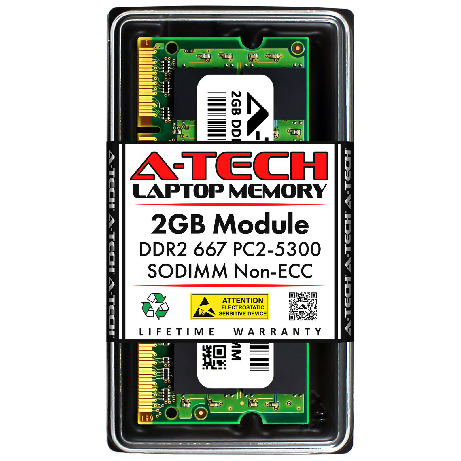 2GB PC2-5300S Lenovo IdeaPad S10-2 S10-3T Y430 2781-73U/2781-74U A38 Memory RAM