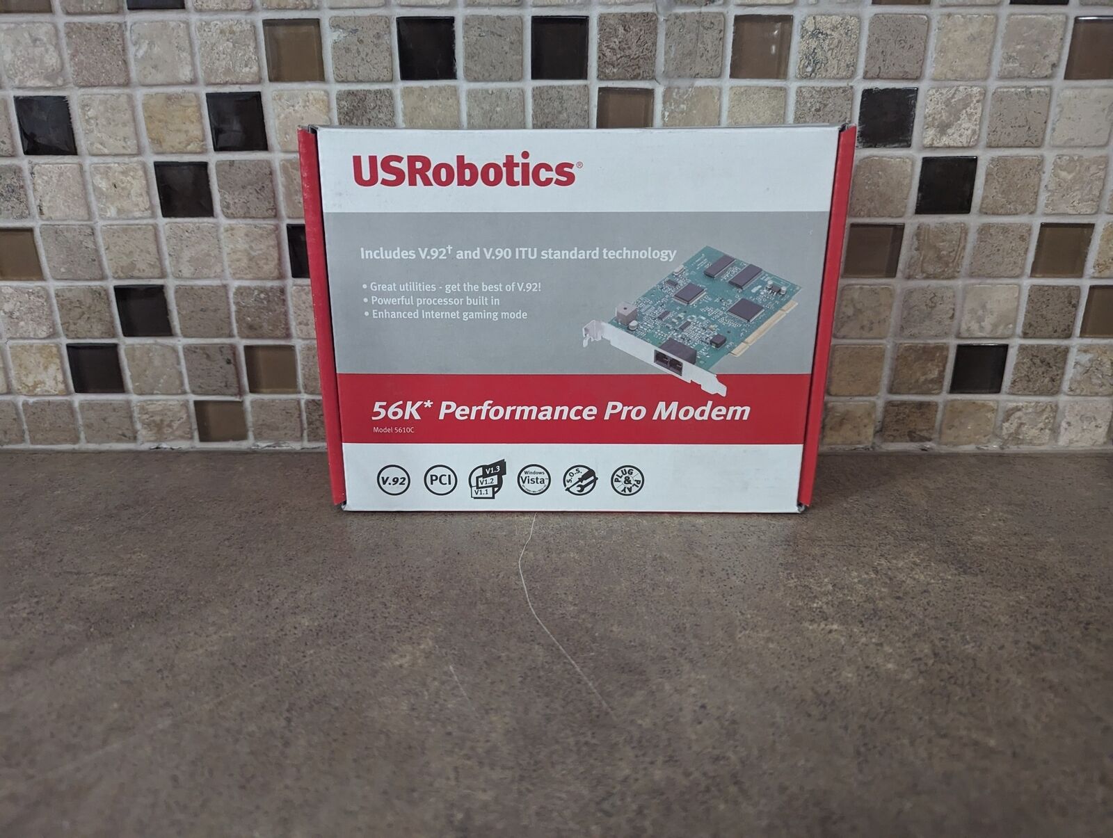 US ROBOTICS USR5610C 56K PERFORMANCE PRO MODEM INTERNAL PCI 56KBPS ULB1-9