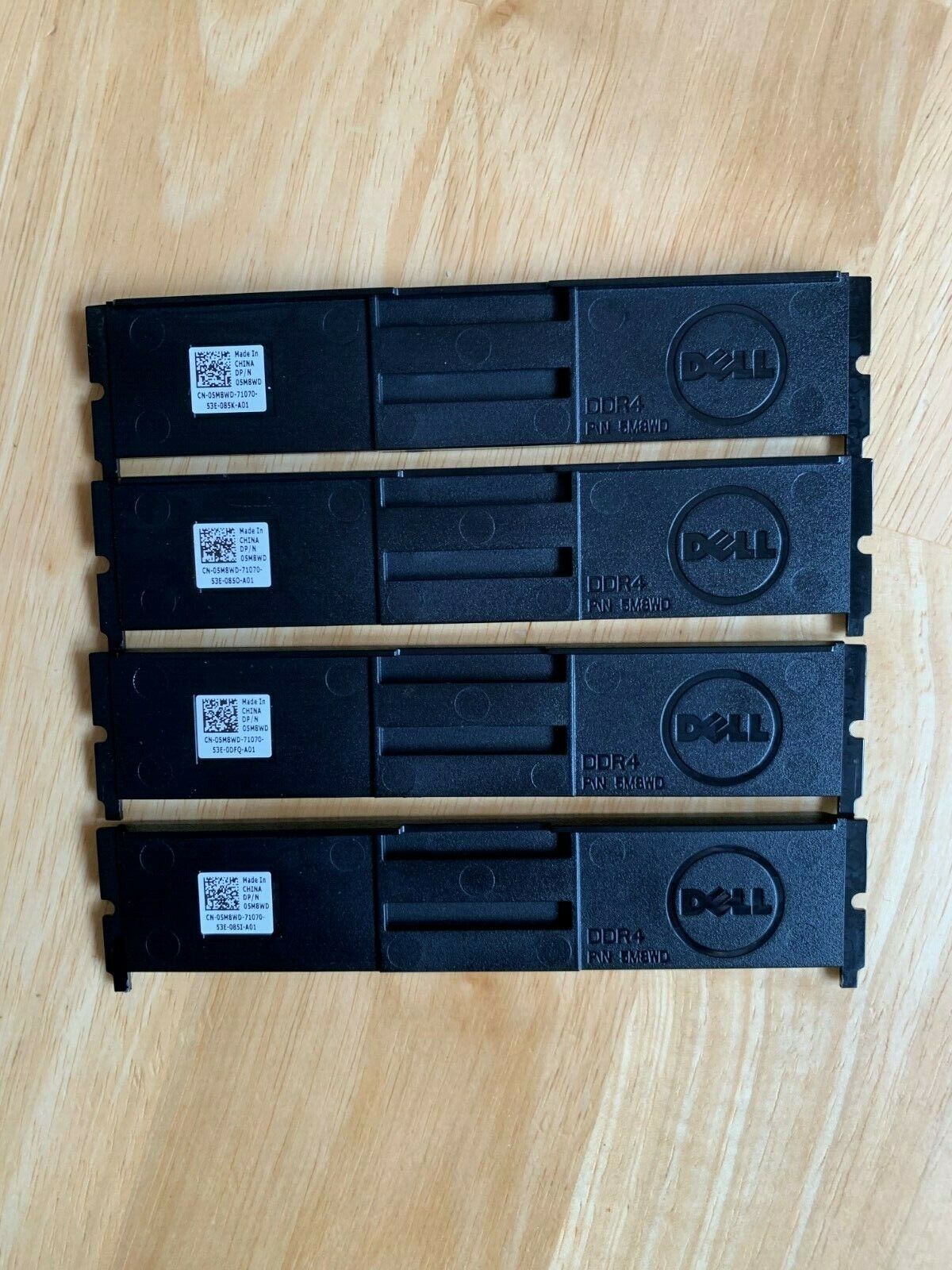 Lot of 4 Dell PowerEdge Server DDR4 Memory RAM Blank Filler 5M8WD 05M8WD