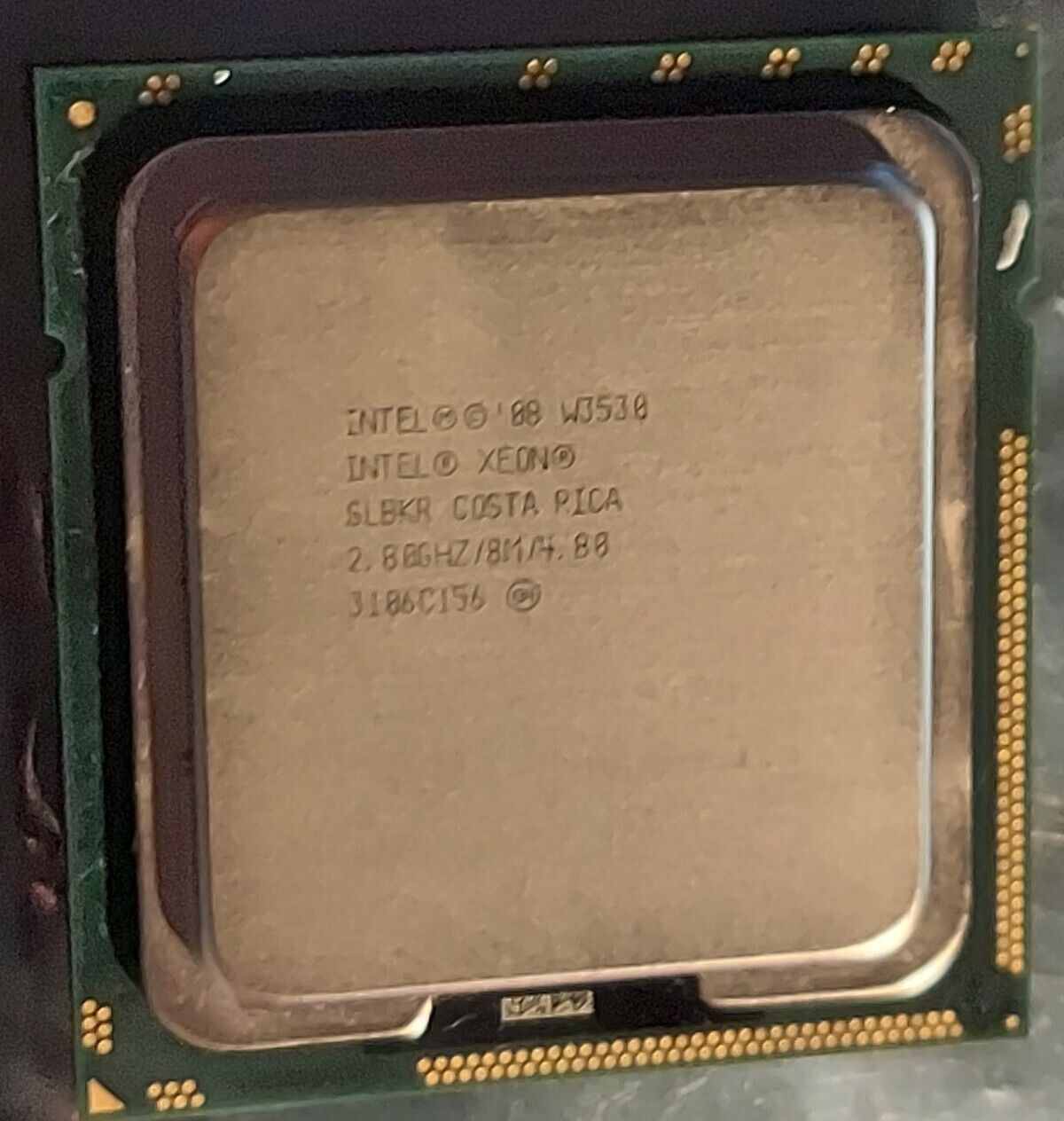 Tested GOOD Intel XEON W3530 SLBKR 2.80GHz Quad Core Server CPU Processor