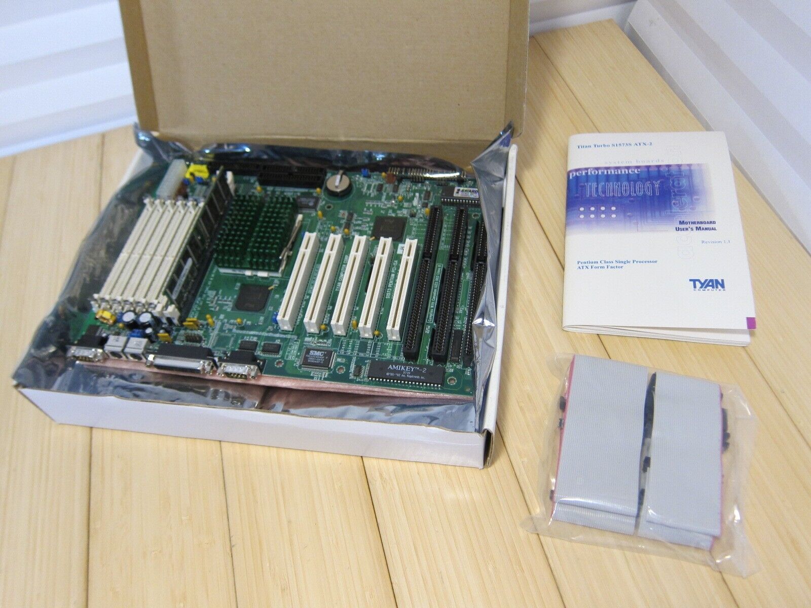 Tyan S1573S Motherboard (Titan Turbo ATX-2) PCI & ISA With 90MHz CPU & 128MB RAM