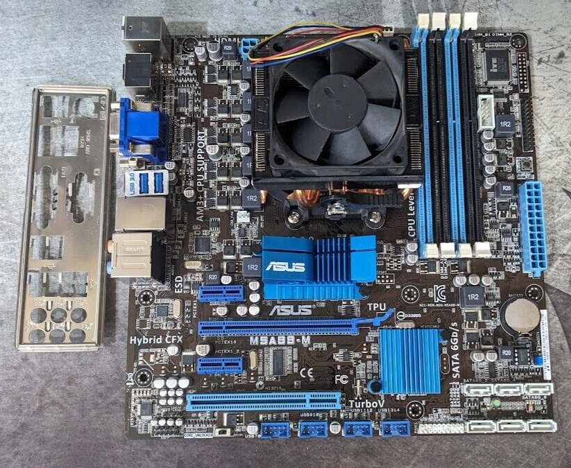 ASUS M5A88-M AM3+ Motherboard AMD  &   AMD FX8320 8-Core Processor