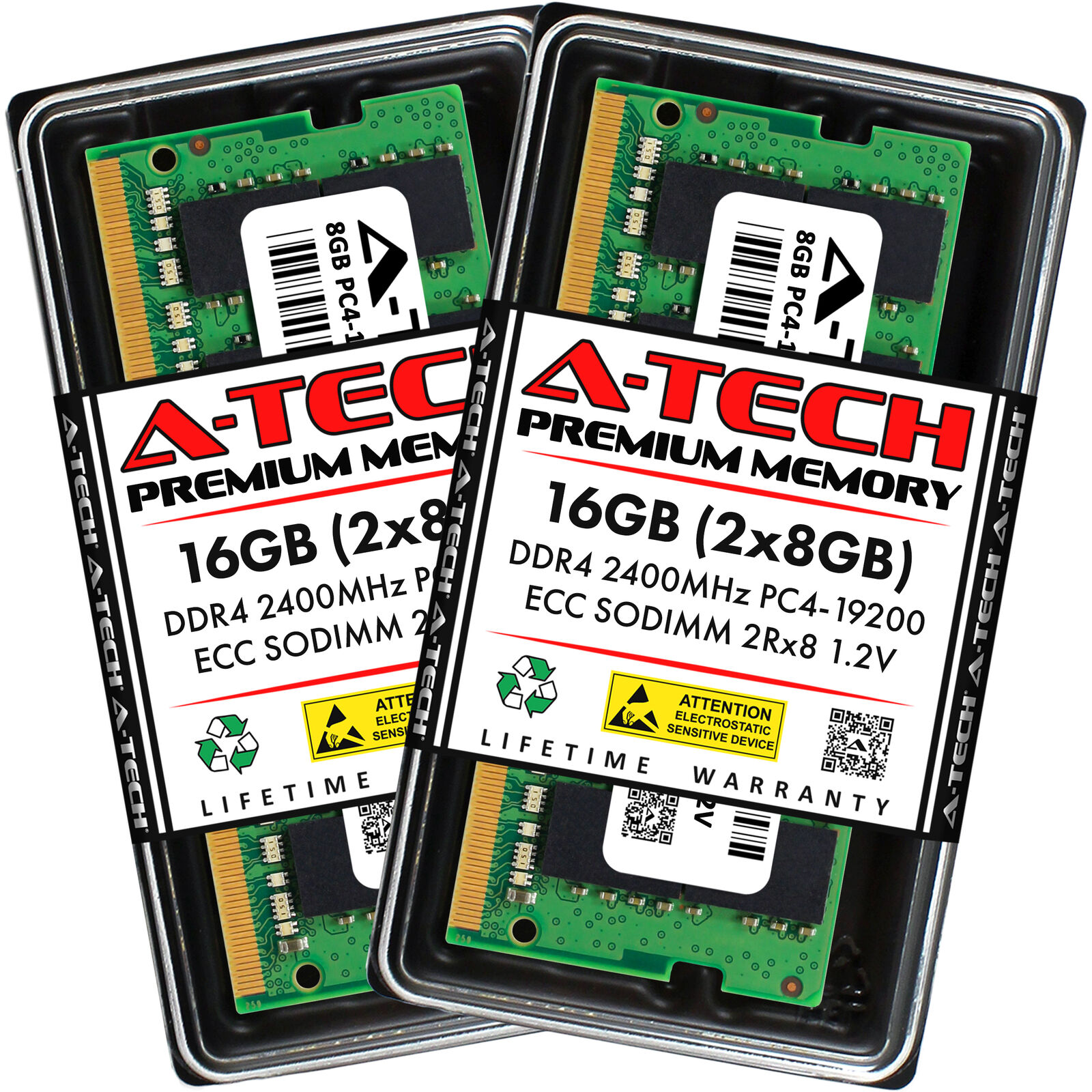 16GB 2x 8GB PC4-2400 ECC SODIMM Synology DS723+ DS923+ Memory RAM