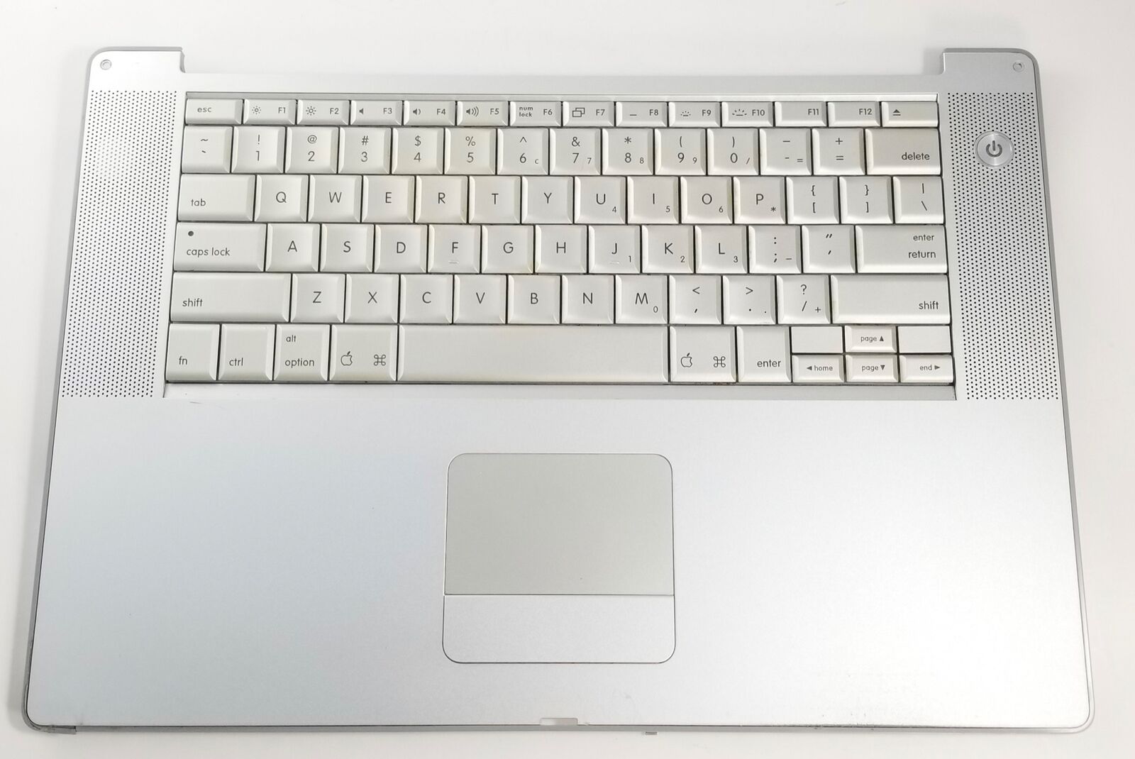 Apple PowerBook G4 15'' A1046 Top Case Keyboard Trackpad Assembly 922-6236, Good