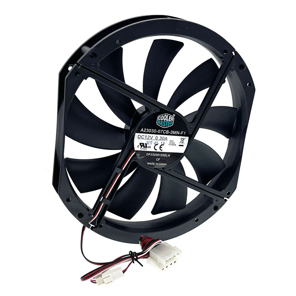 New Large Size Air Flow Computer Case Fan,230mm 23cm 12V Mute Low Noise Cooling