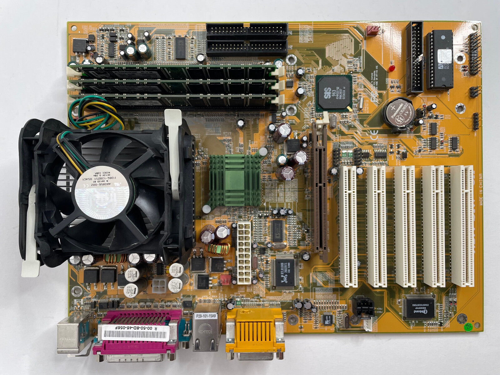 ABIT SR7-8X AGP ATX Motherboard/SL6EV 2.5Ghz P4 CPU/1.5GB DDR400 | TESTED, WORKS